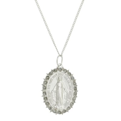 Colar Zohar Acessórios Espírito Santo Prata Menor preço em Colar Zohar Acessórios Espírito Santo Prata