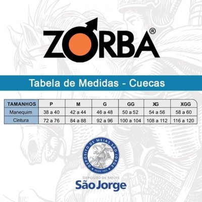 Cueca Boxer Zorba 781 Azul