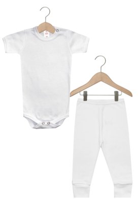 Conjunto 2pçs Zupt Baby Curto Branco Menor preço em Conjunto 2pçs Zupt Baby Curto Branco
