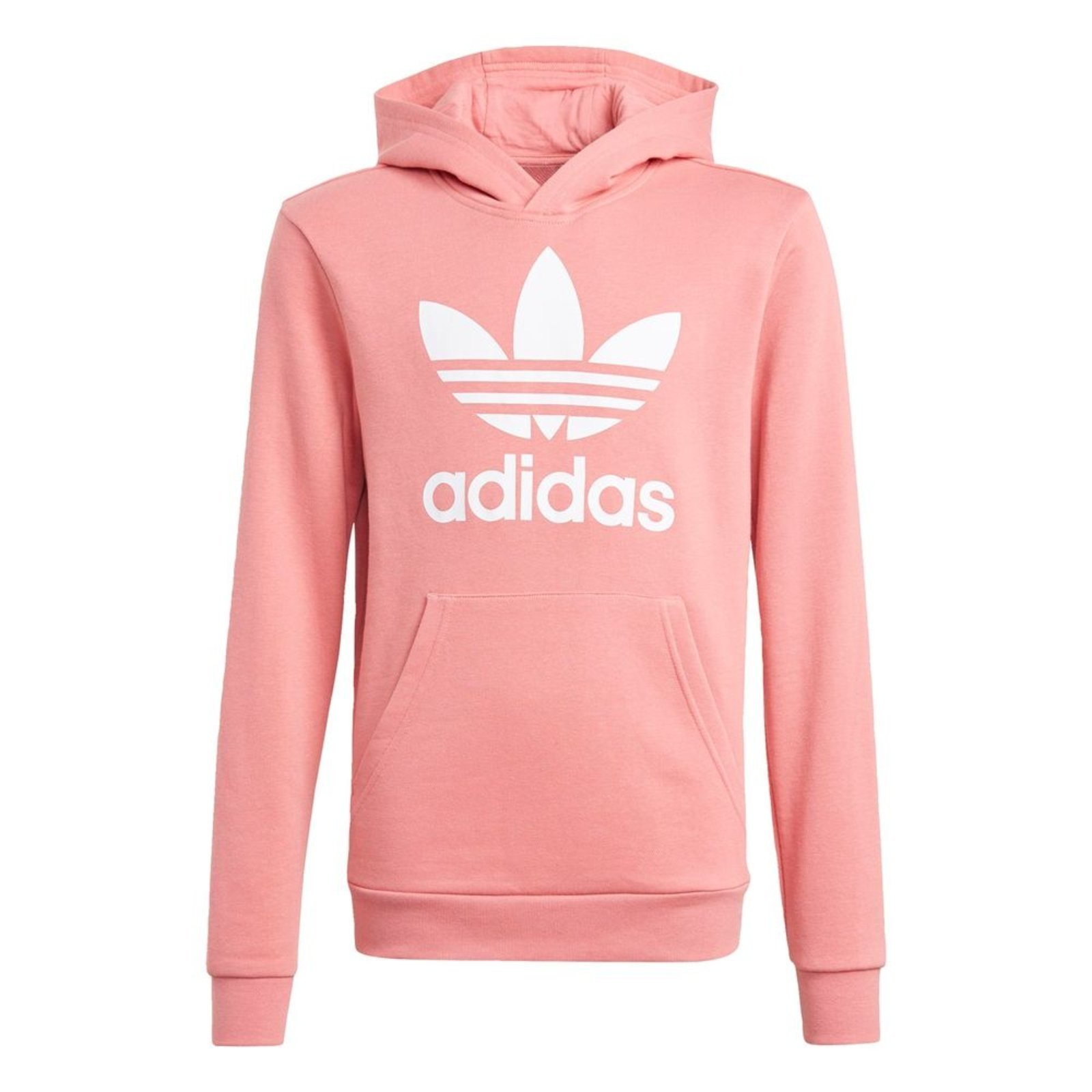 blusa capuz trefoil adidas