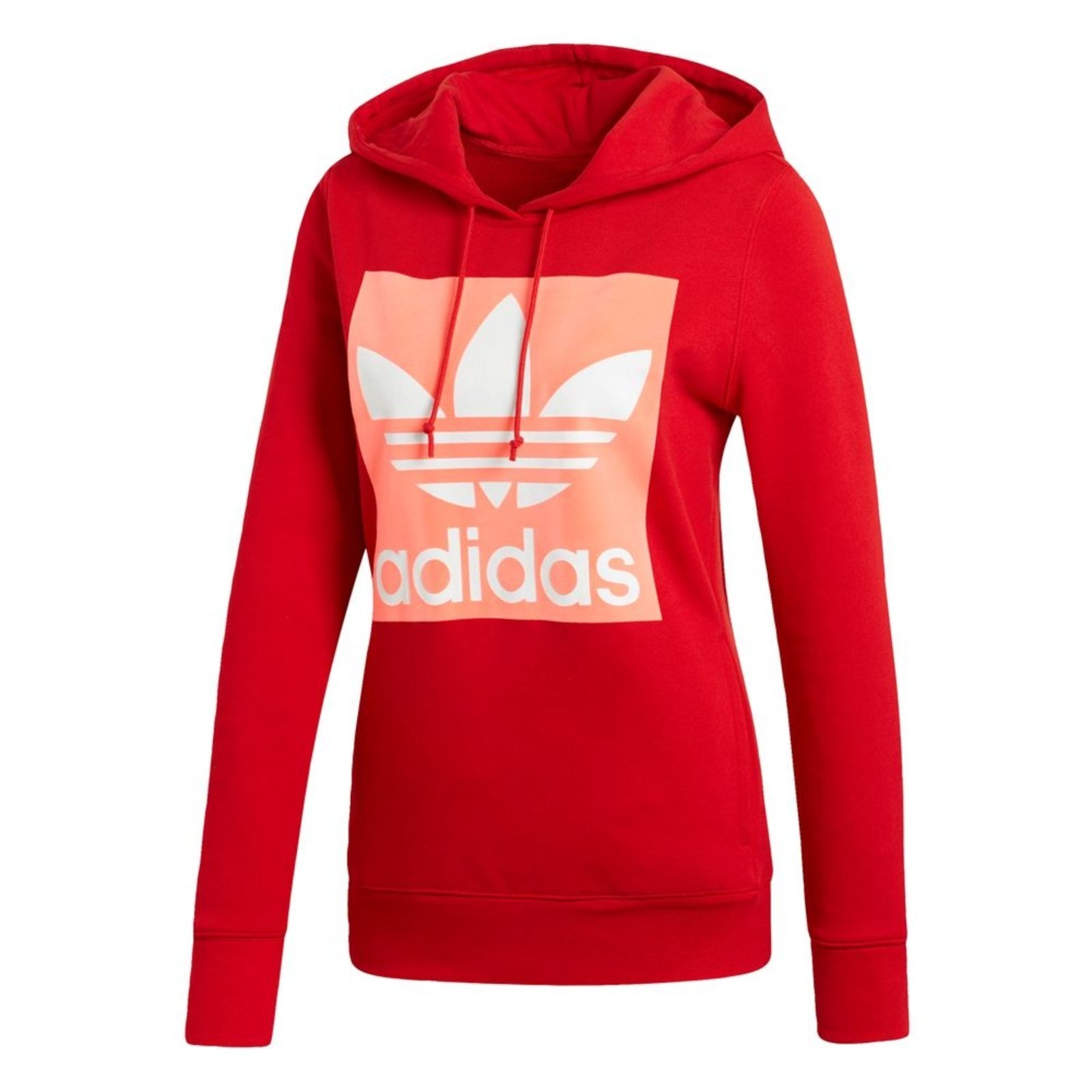 blusa capuz trefoil adidas