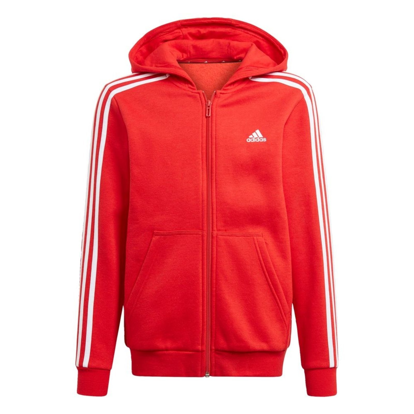 adidas essentials 3 stripe moletom com capuz women's