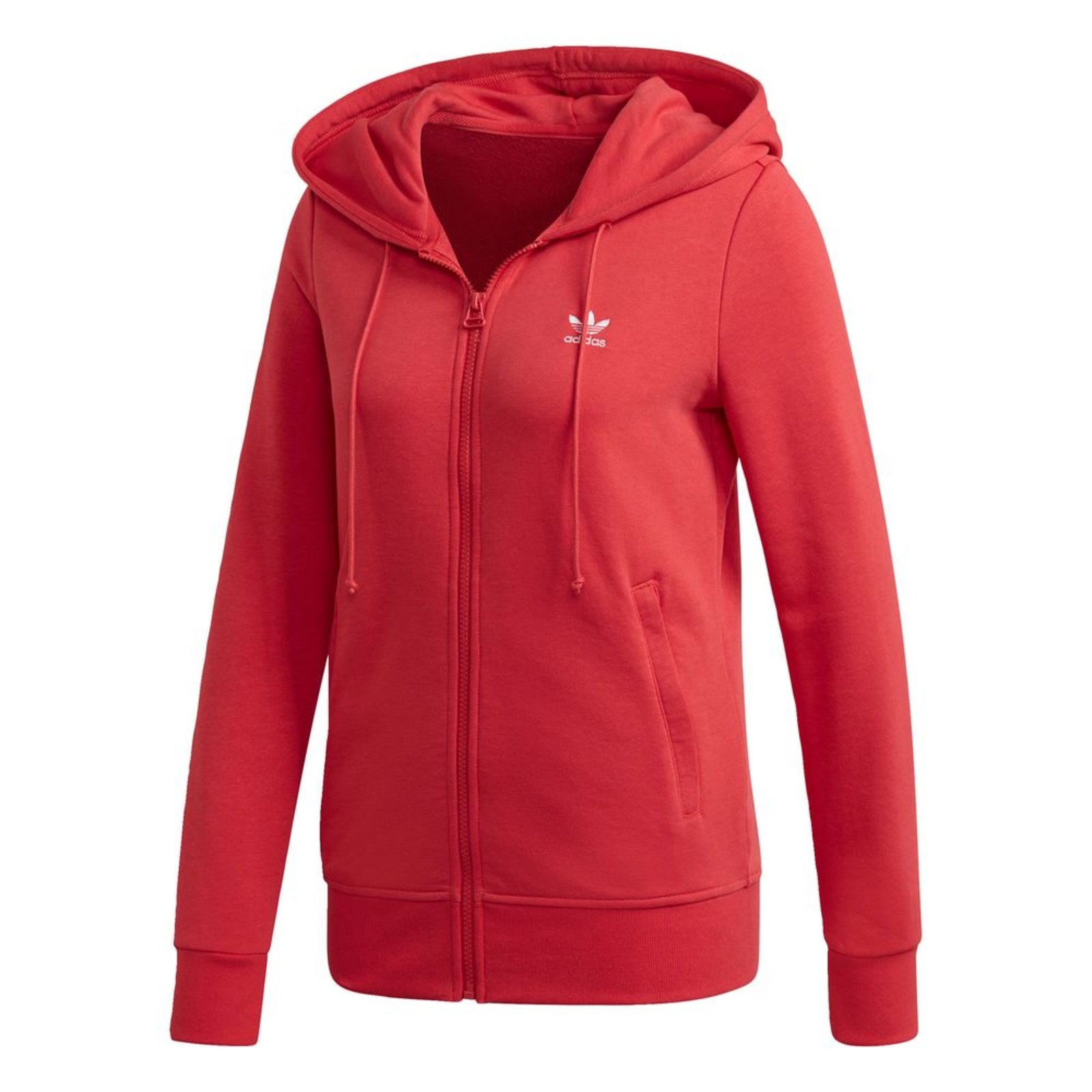 red fleece zip up moletom com capuz