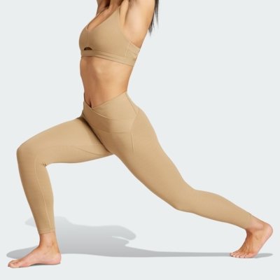 Legging 7/8 Cós Cruzado Yoga Studio Luxe - Verde adidas | adidas Brasil