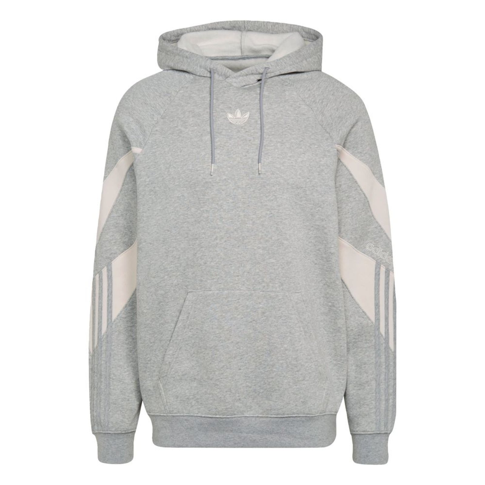 grey funnel neck moletom com capuz