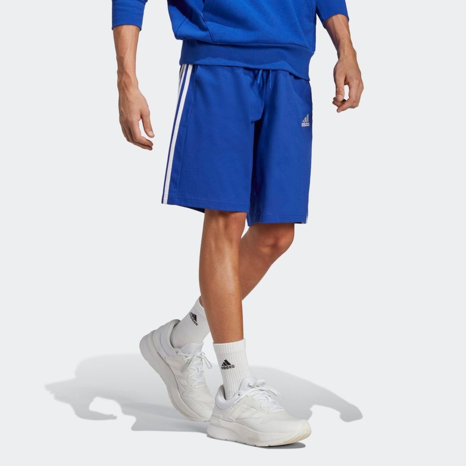 Adidas Shorts Malha Simples Essentials 3-Stripes