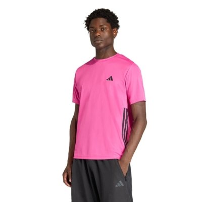 CAMISETA WORKOUT ESSENTIALS BASE 3 LISTRAS Rosa