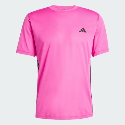 CAMISETA WORKOUT ESSENTIALS BASE 3 LISTRAS Rosa