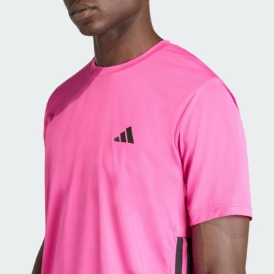 CAMISETA WORKOUT ESSENTIALS BASE 3 LISTRAS Rosa