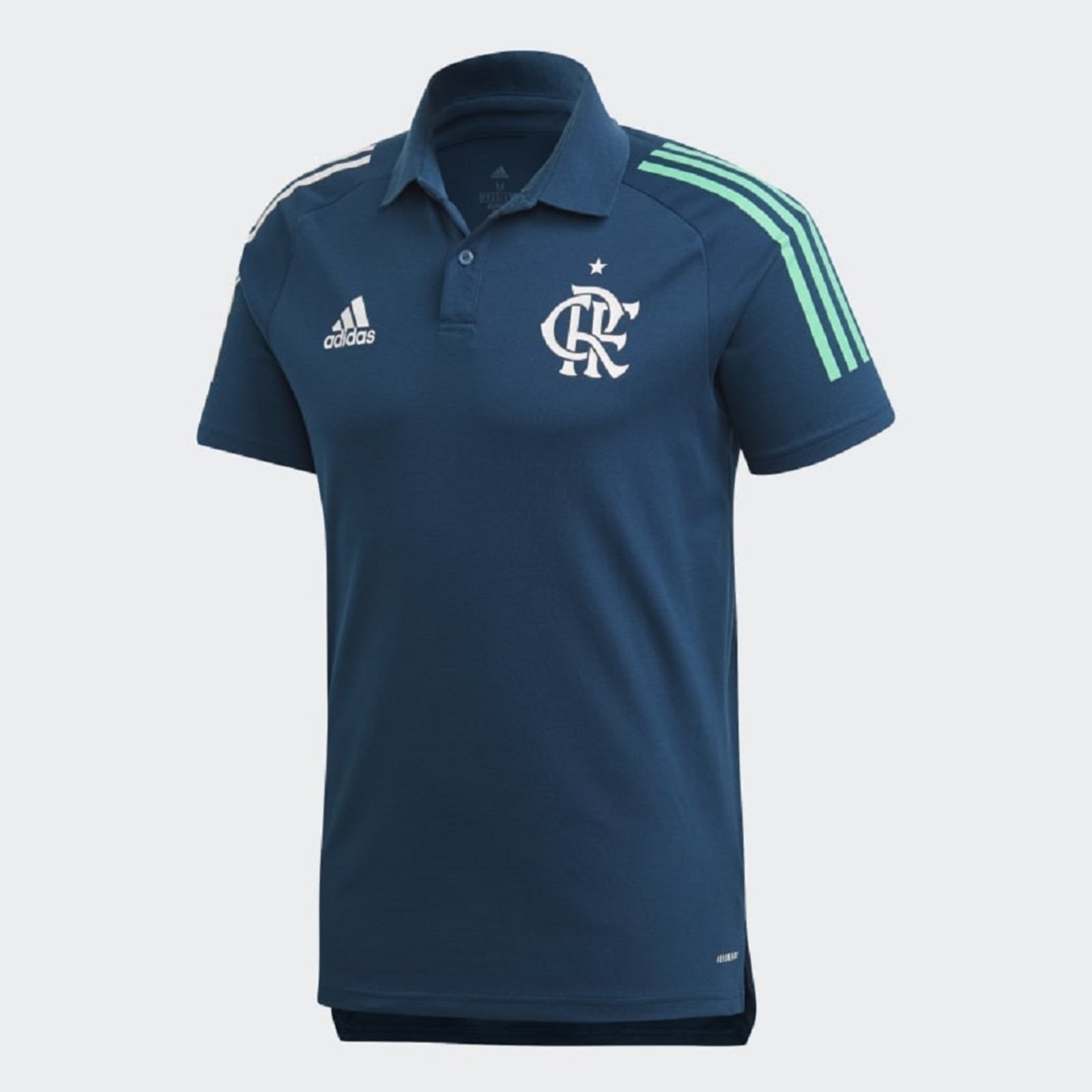 camisa polo adidas azul