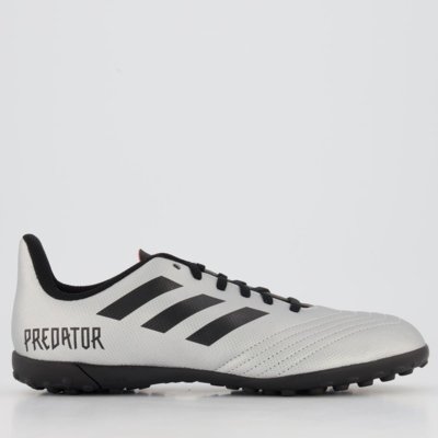 chuteira predator prata