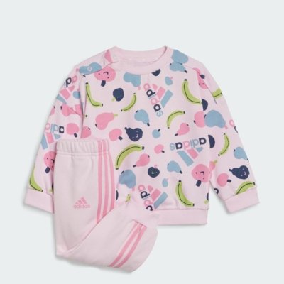 Conjunto Jogger Estampado Essentials Infantil Rosa