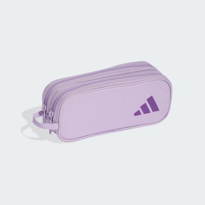 Estojo Dois Zíperes Roxo