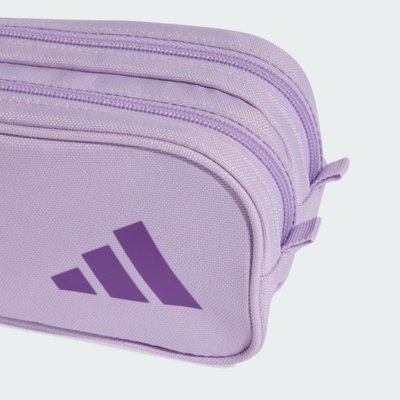 Estojo Dois Zíperes Roxo