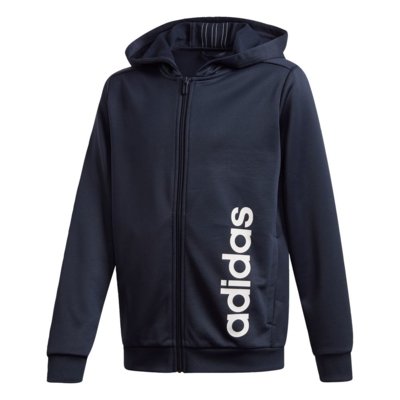 Jaqueta Adidas YB TR 3S FZ Azul é boa?