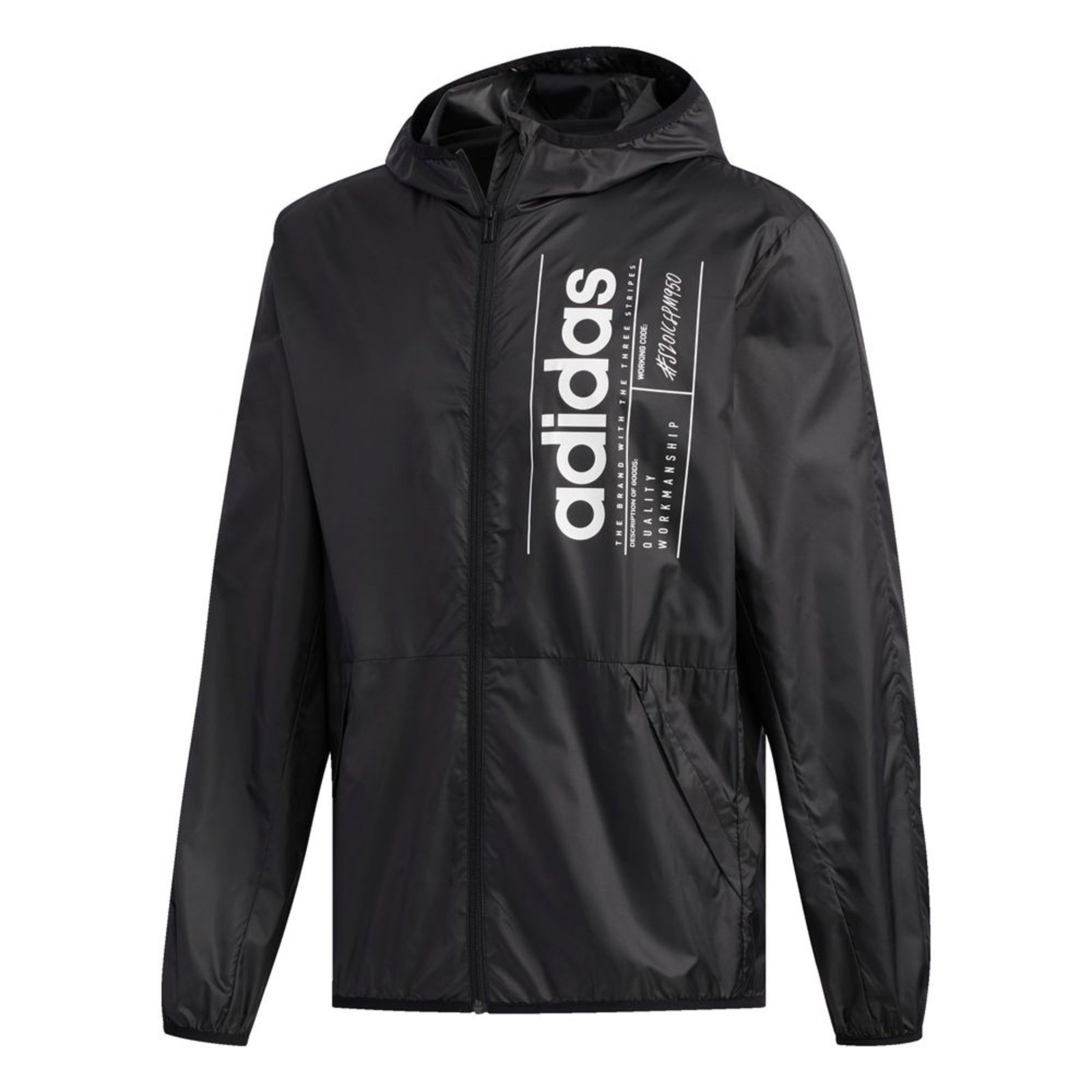 jaqueta corta vento adidas brilliant basics