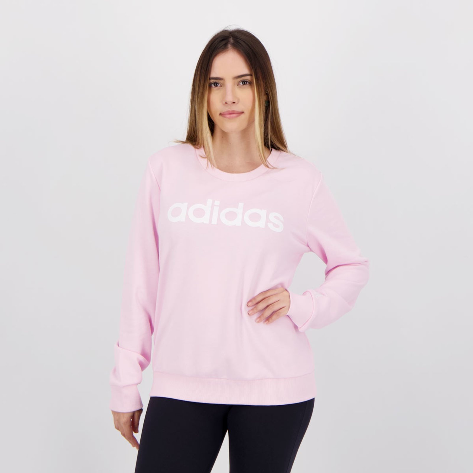 adidas moletom rosa