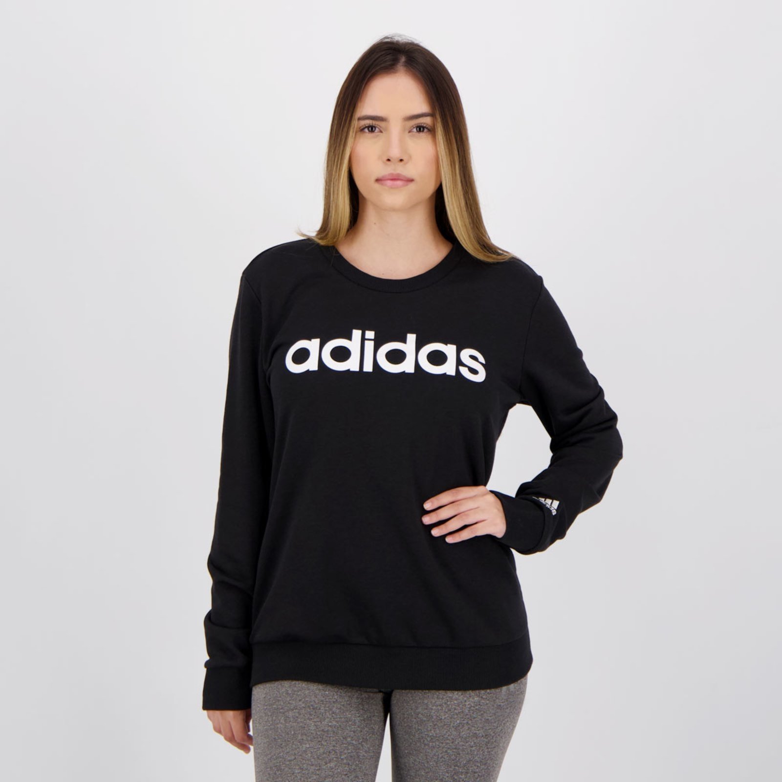 moletom adidas essentials feminino