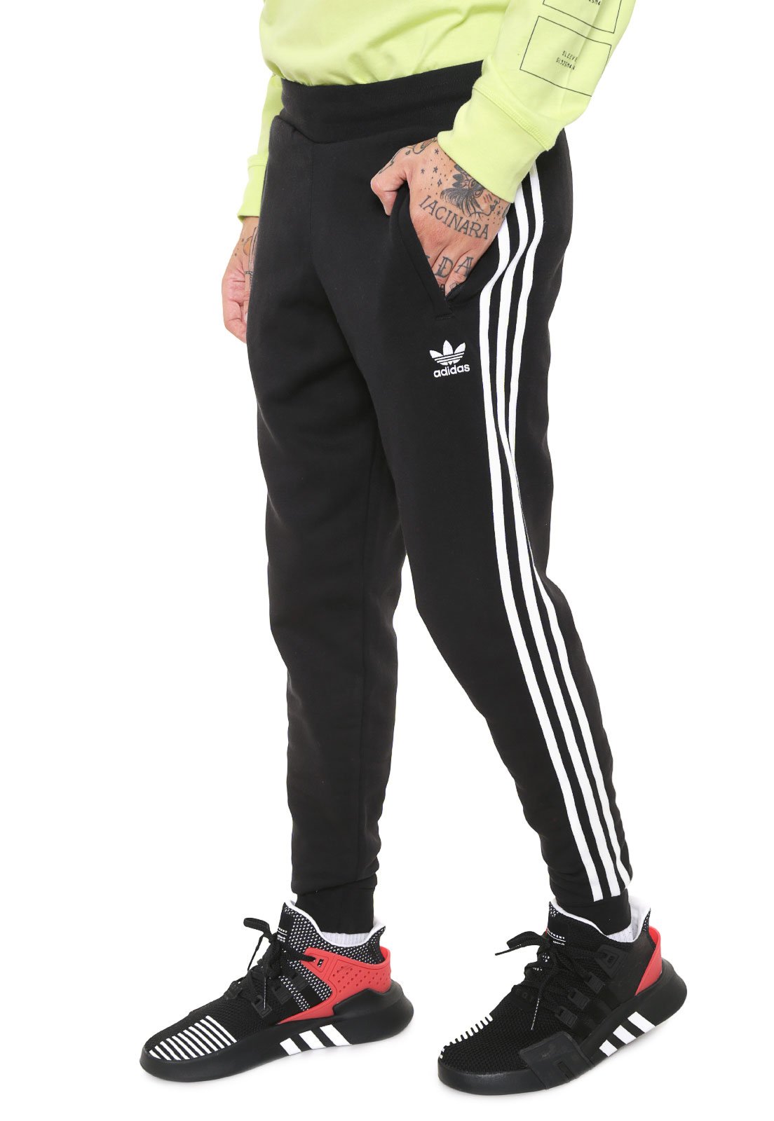 Calça jogger hot sale moletom adidas masculina