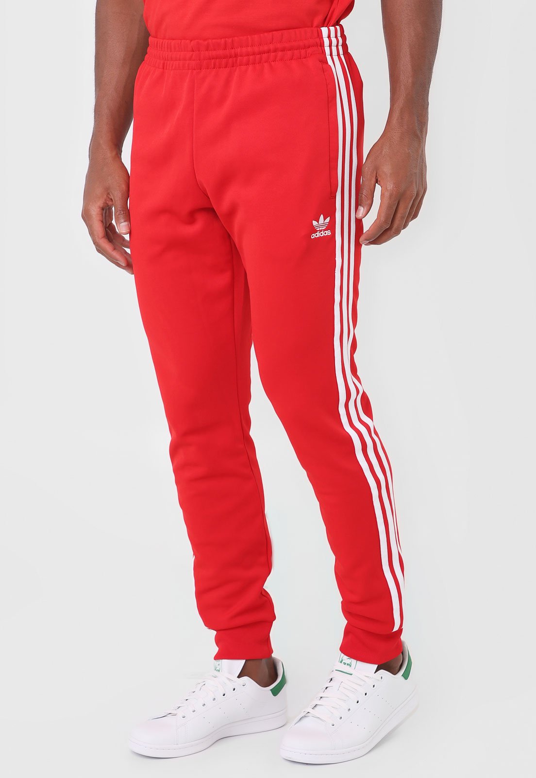 Calça da adidas sales vermelha