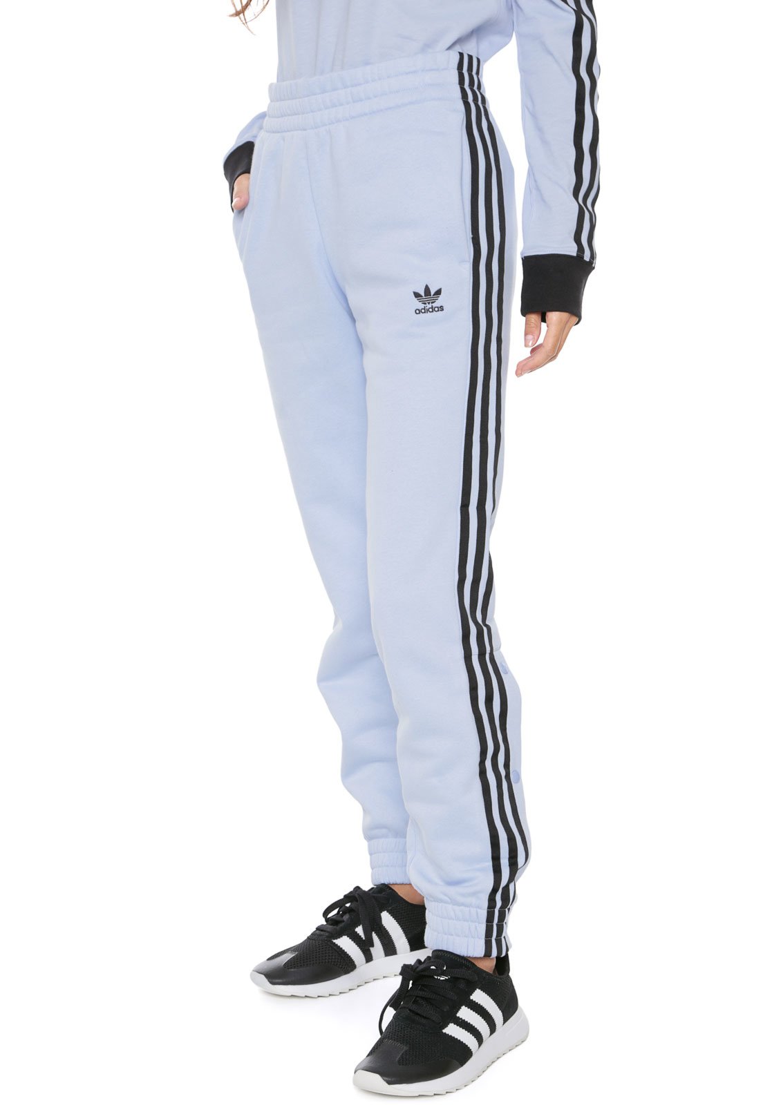 Calça adidas sale cuffed feminina