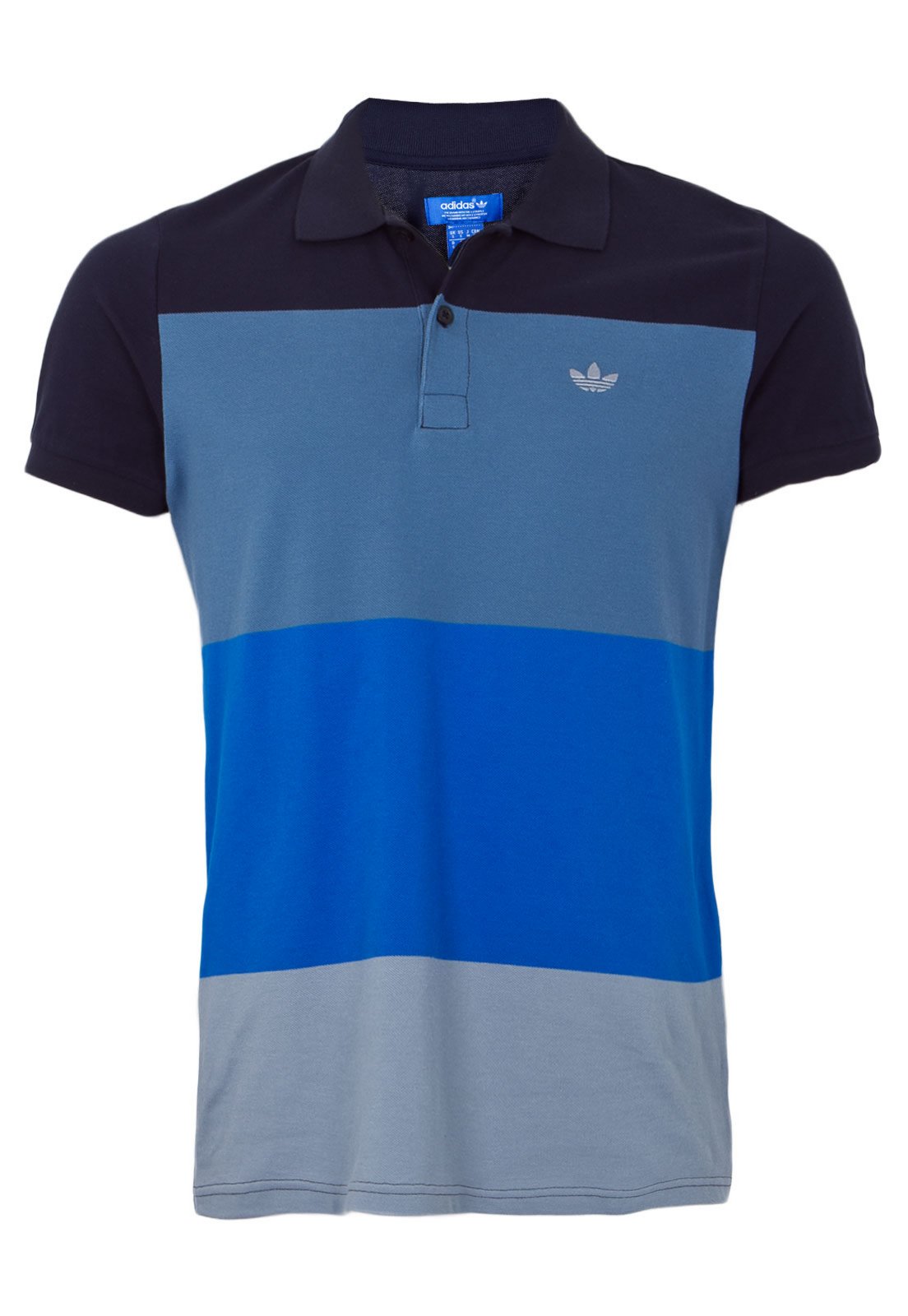 camisa polo adidas algodão