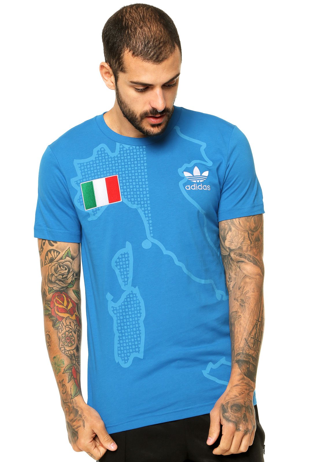 Camisa italia clearance adidas originals