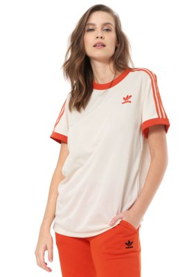 camiseta adidas 3 stripes amarela