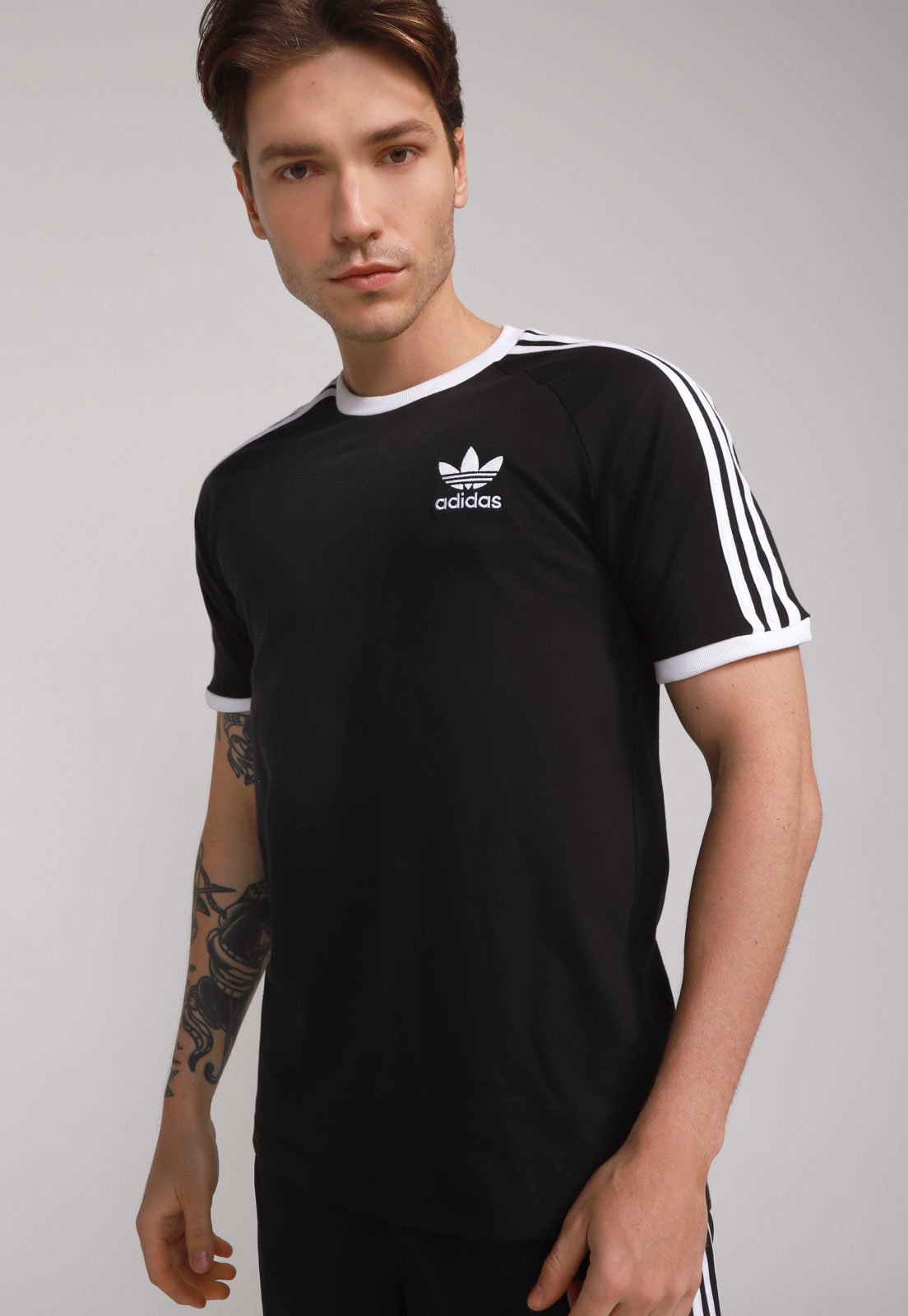 Camiseta Adidas Originals Adicolor Classics 3-Stripes Masculina Gn3494 ...