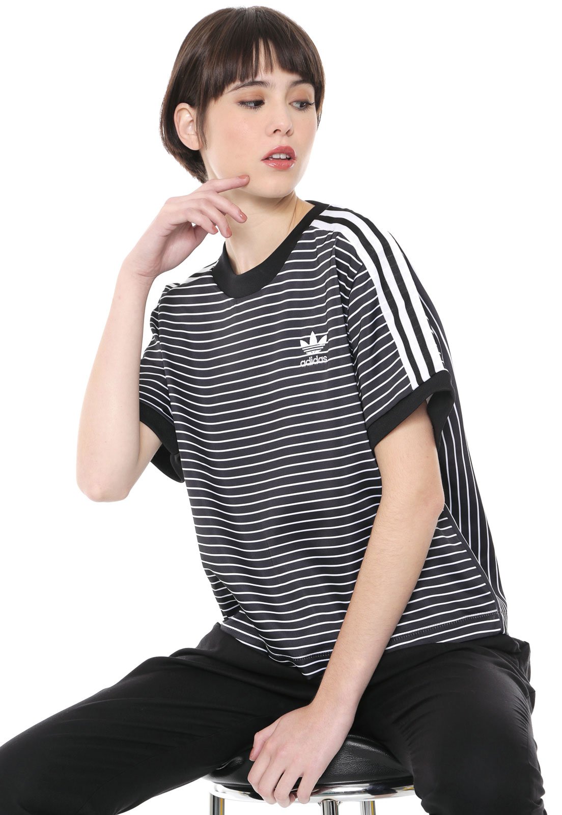 camisa 3 stripes adidas