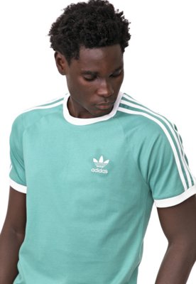 Camiseta adidas Originals 3 Stripes Verde - Compre Agora | Tricae