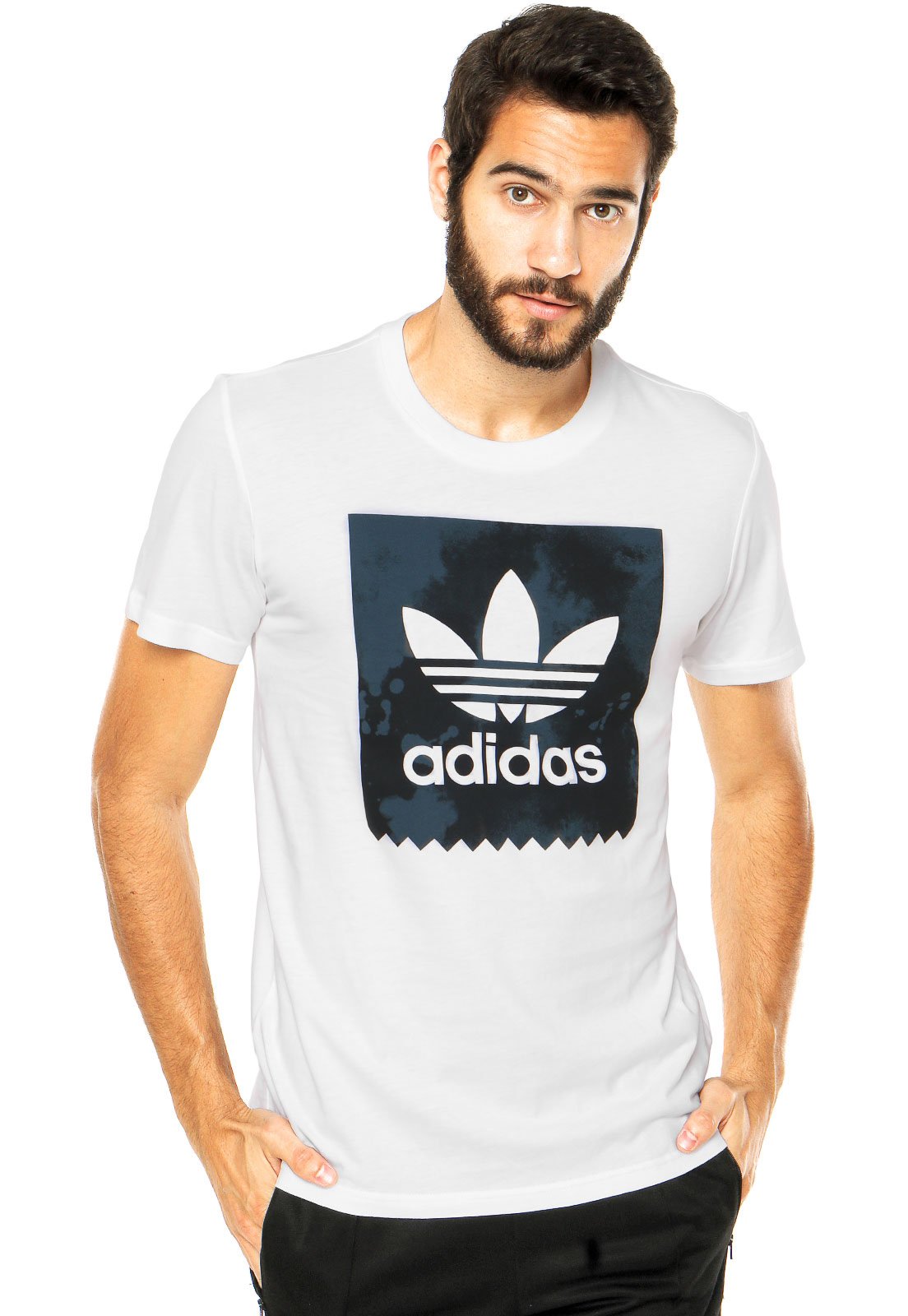 camisa adidas originals branca