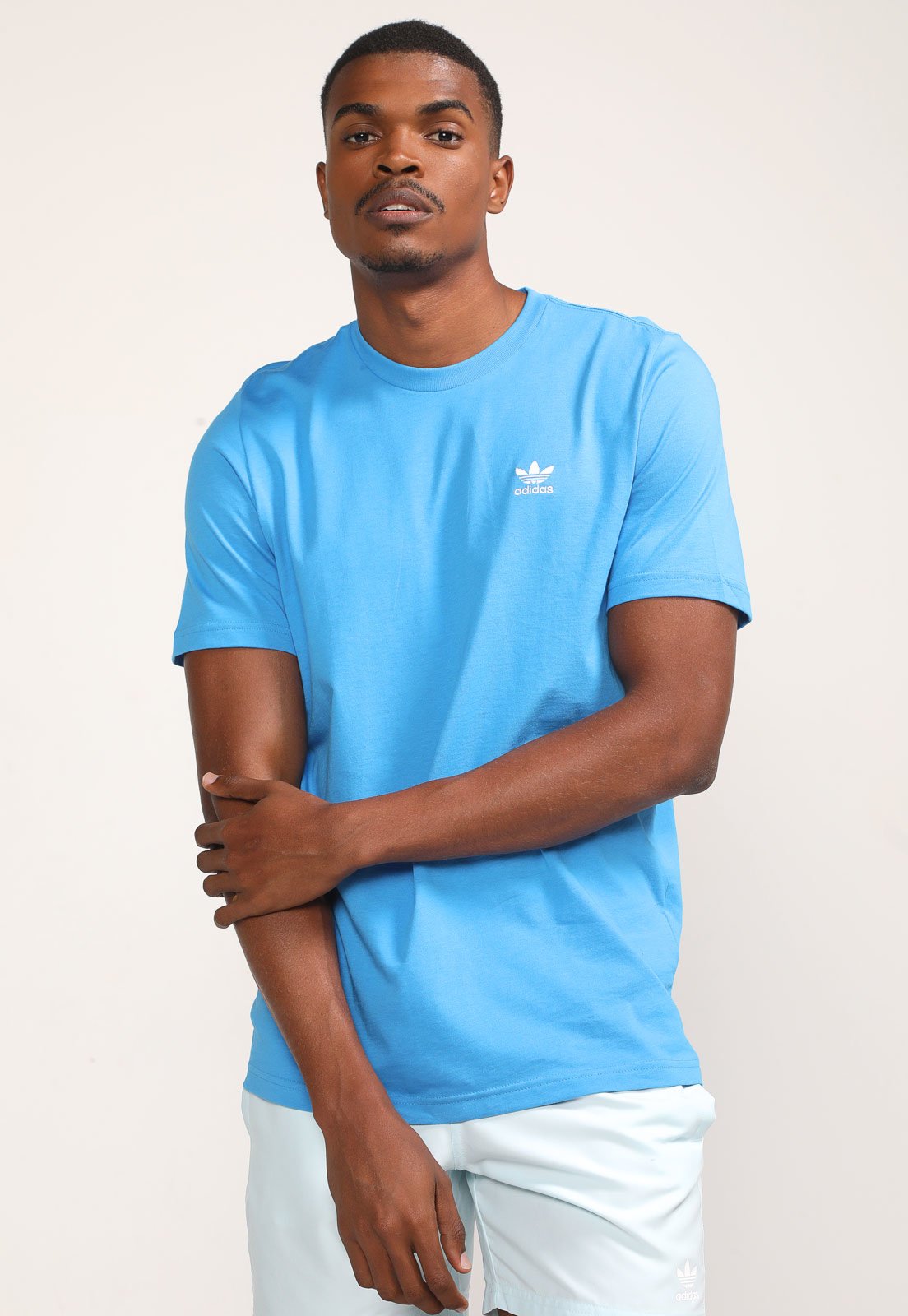 Camiseta adidas Originals Essential Azul Compre Agora Dafiti