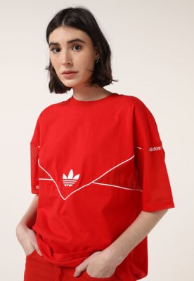 Camiseta adidas Originals Logo Vermelha