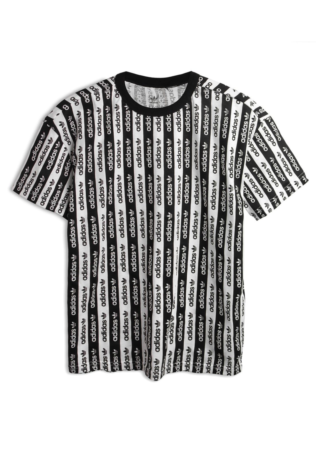 camisa adidas preta e branca