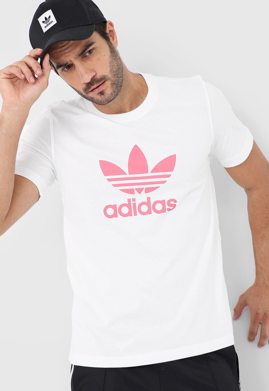voltaje Envío extraño Camiseta adidas Originals Trefoil Branca - Compre Agora | Kanui Brasil