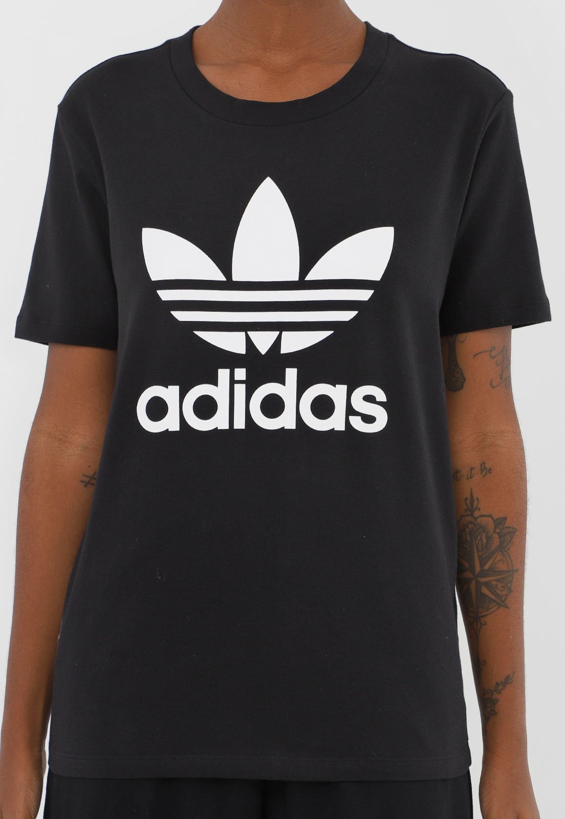 Camiseta adidas Originals Trefoil Preta - Marca adidas Originals