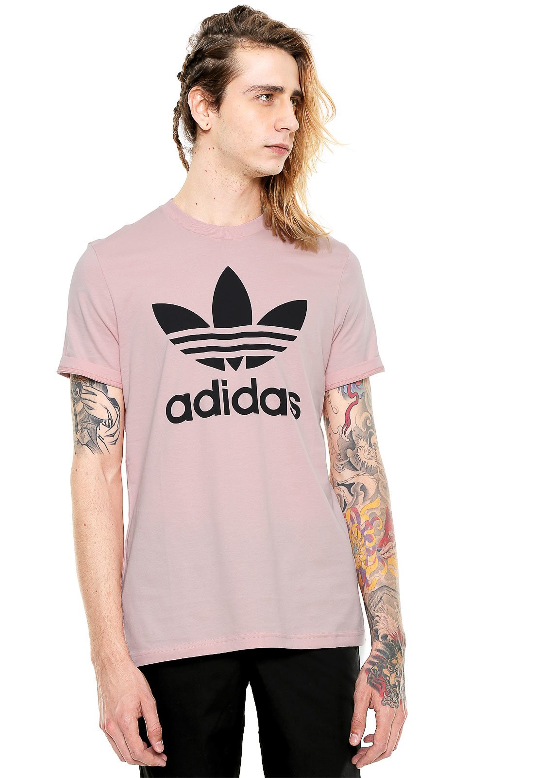 camiseta rosa bebe adidas