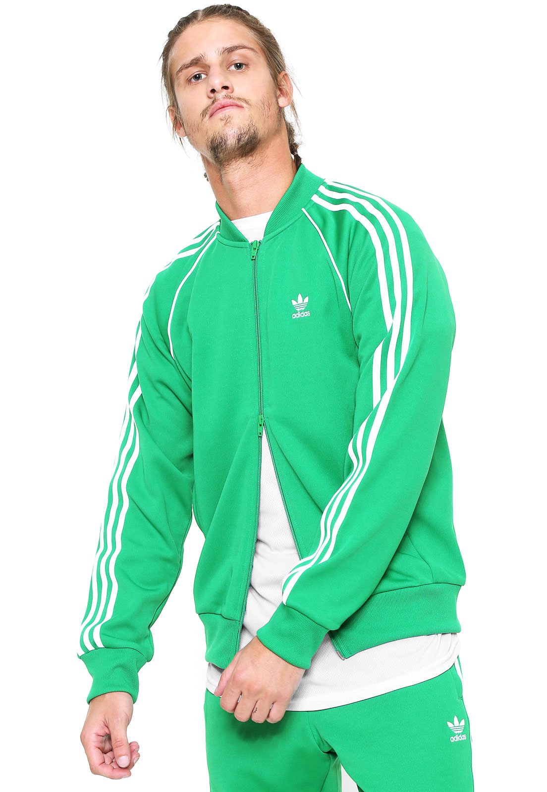 casaco da adidas verde