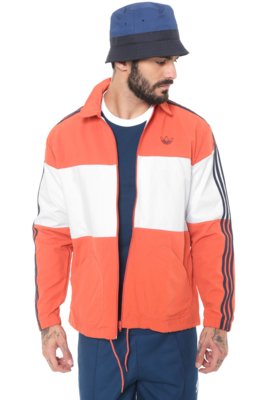 jaqueta laranja adidas