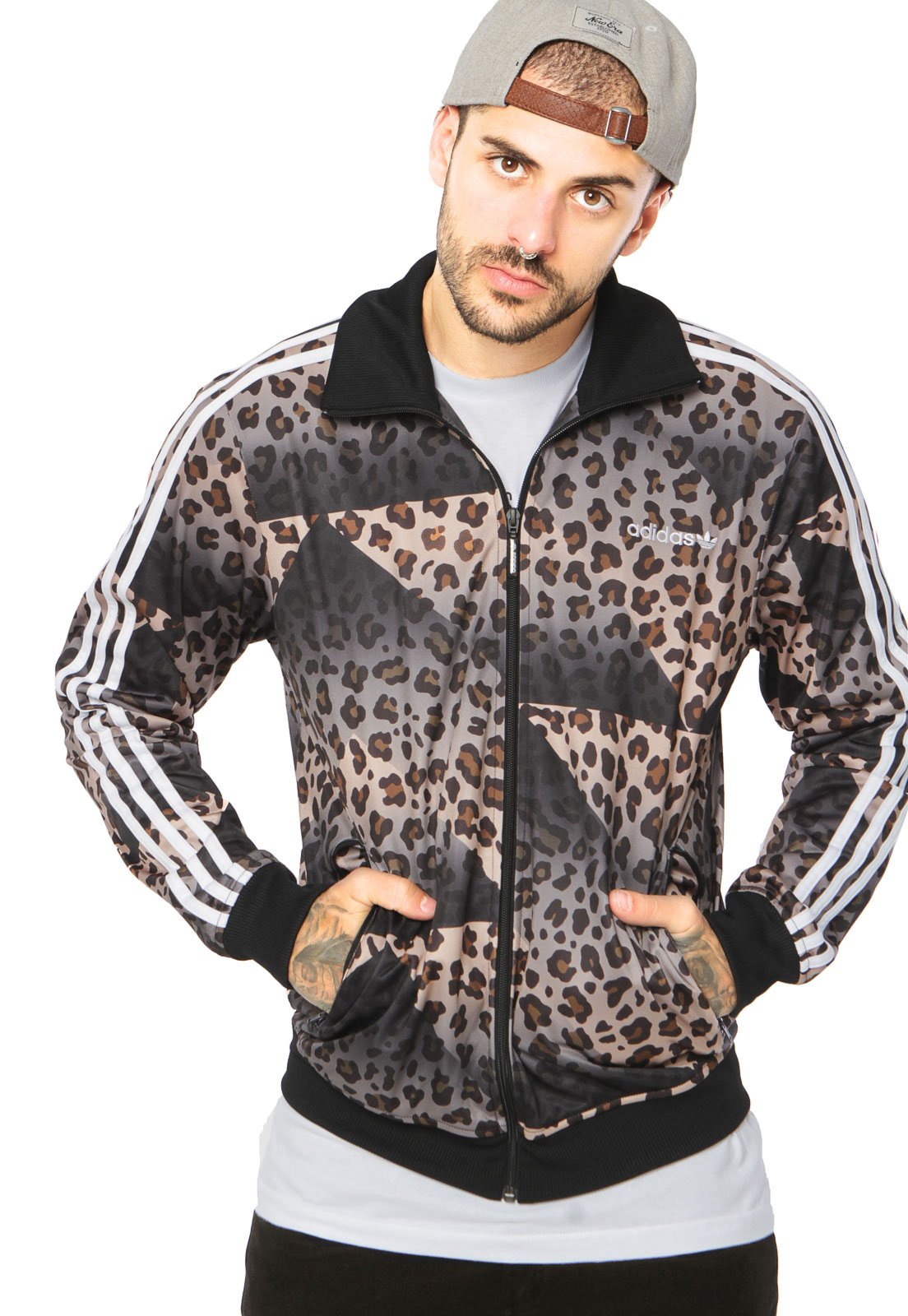 jaqueta animal print masculina