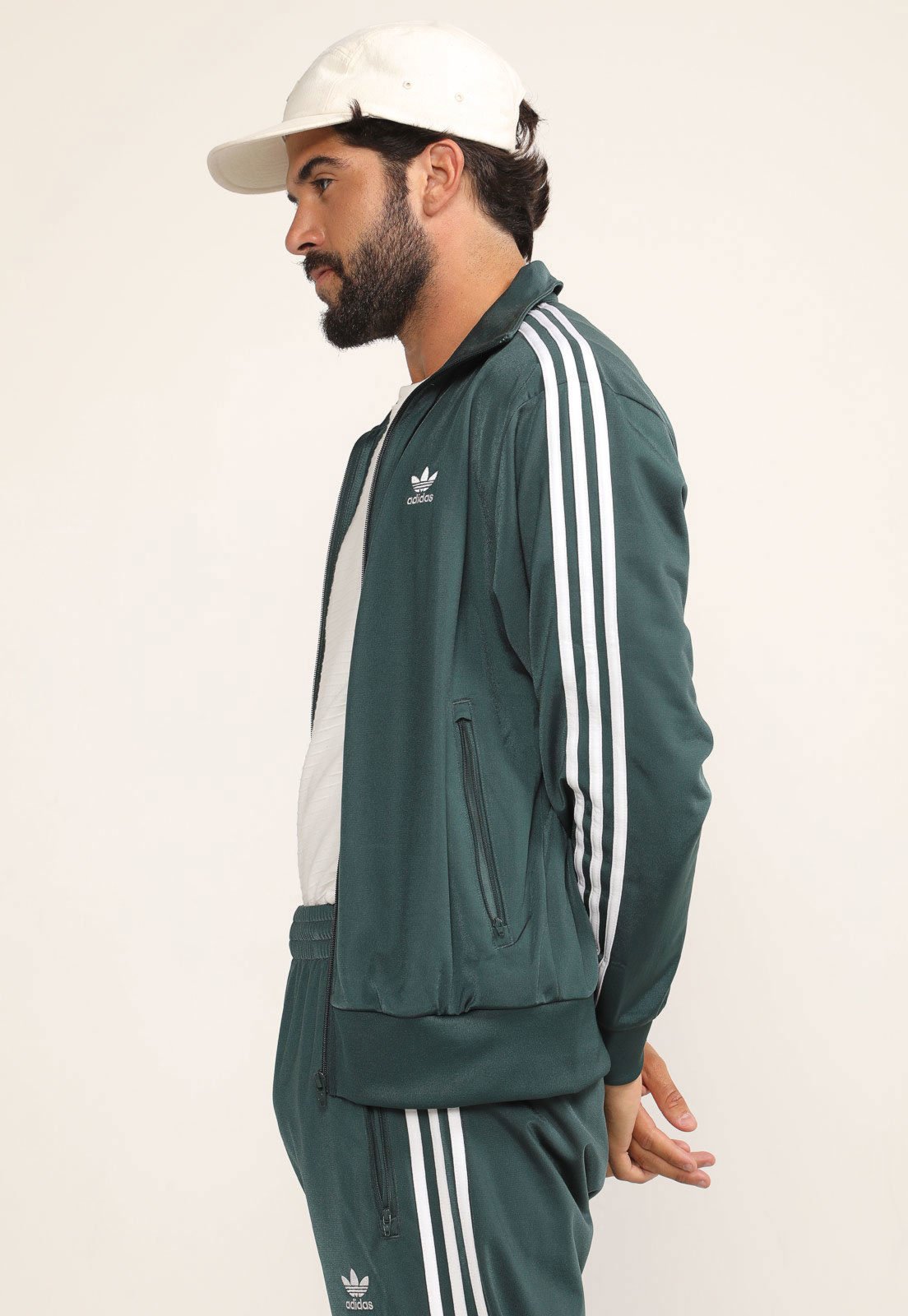 Jaqueta Bomber adidas Originals Adicolor Classics SST Bege - Compre Agora