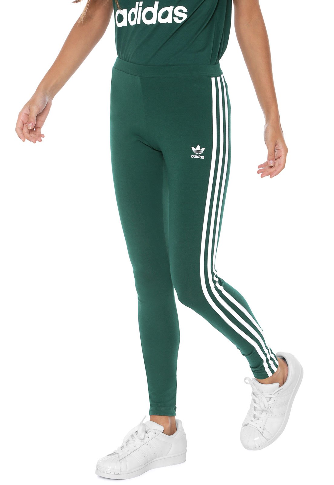 calça adidas feminina verde