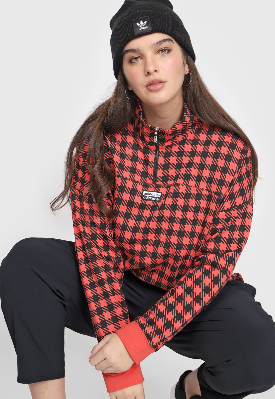 moletom estampado adidas