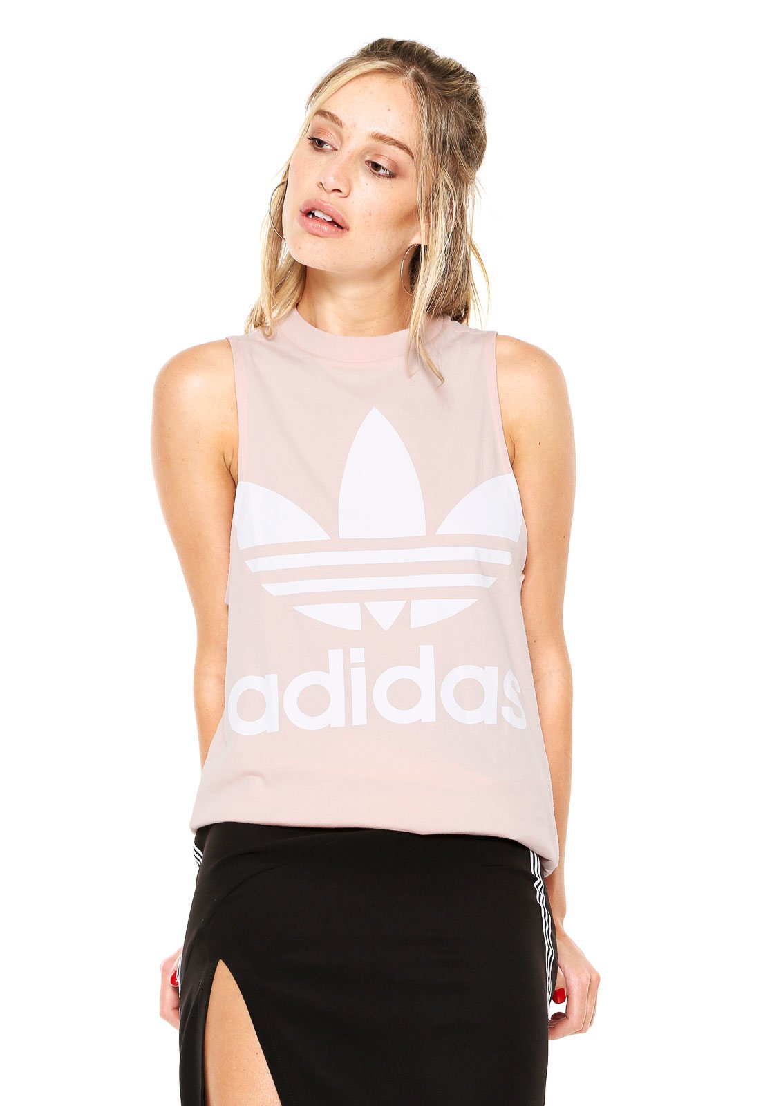 regata adidas trefoil feminina