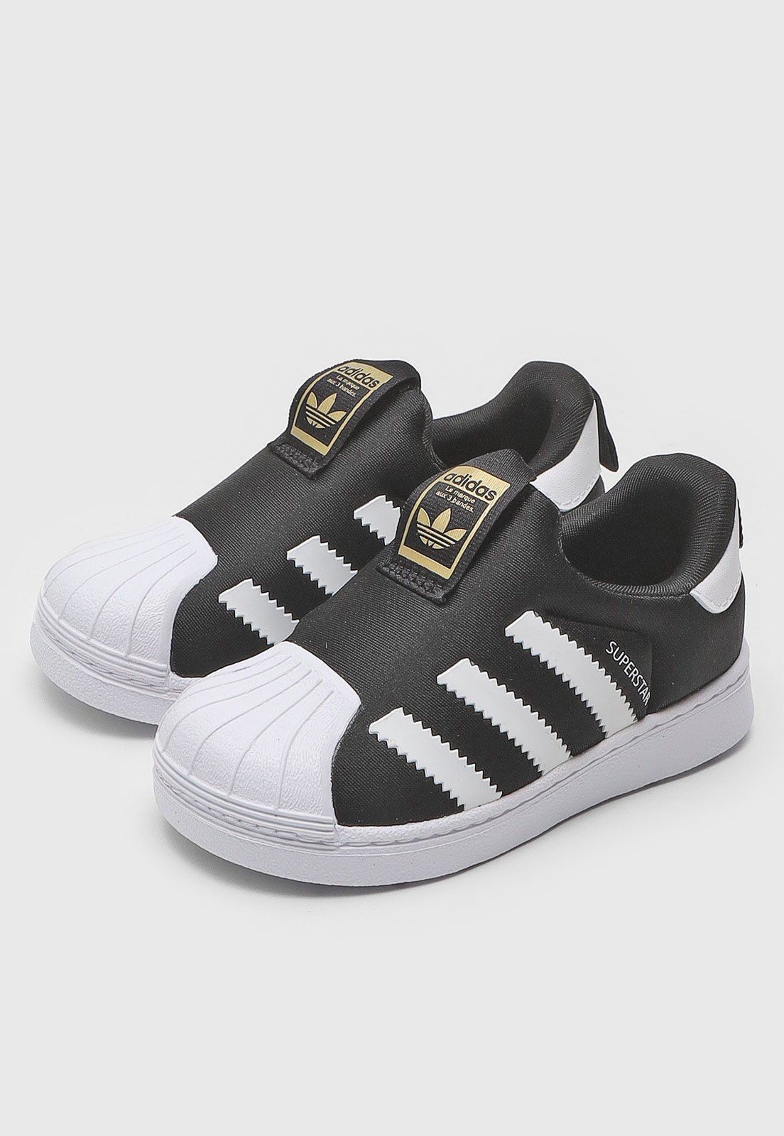 Tênis Adidas Originals Infantil Superstar 360 Preto - Compre Agora