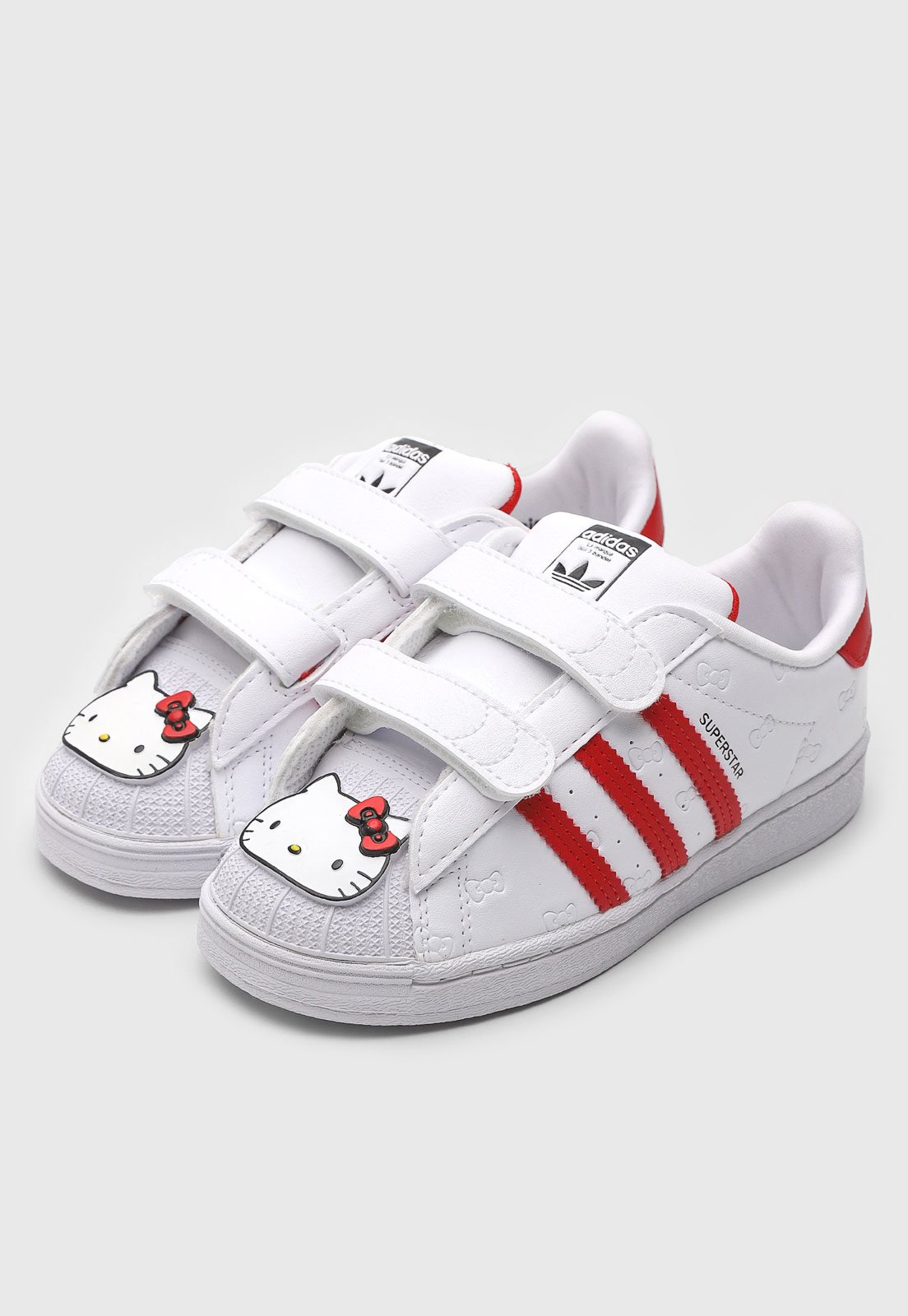 Tênis Adidas Originals Infantil Superstar Cf Hello Kitty Branco - Compre  Agora