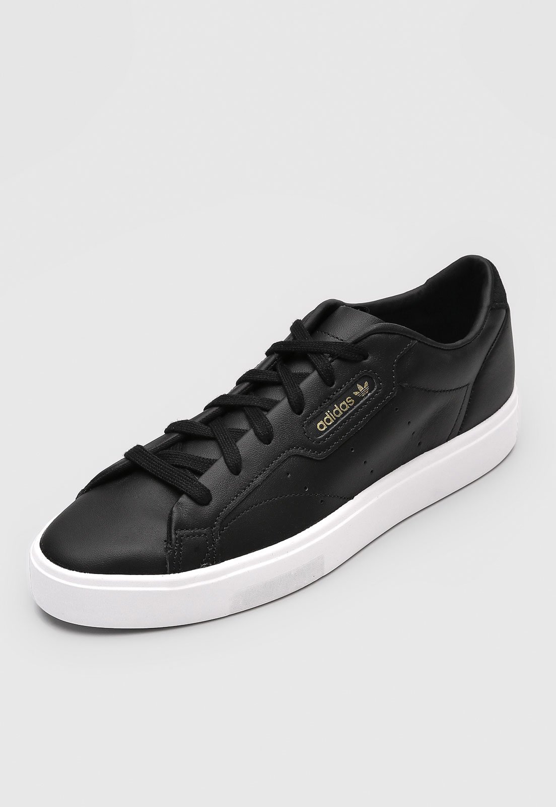 adidas de couro