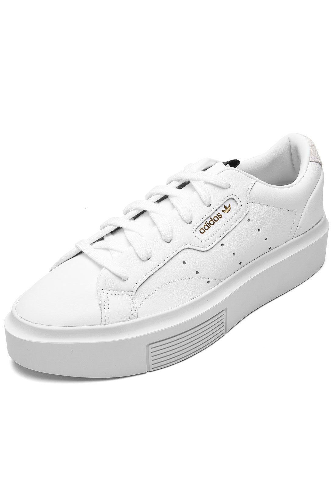 tenis adidas sleek branco