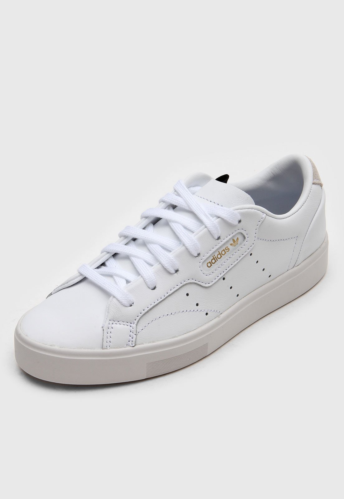 tenis adidas sleek branco